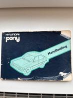 Hyundai Pony Handleiding, Ophalen of Verzenden