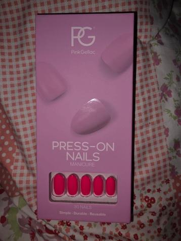 Pink Gellac Press On Nails - Ibiza Pink - NIEUW! beschikbaar voor biedingen