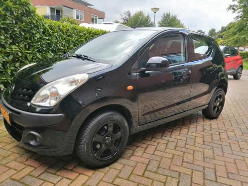 Nissan Pixo 1.0 50KW 5D 2011 Zwart airco APK 16-7-2026, Auto's, Nissan, Pixo, Benzine, A, Hatchback, Handgeschakeld, Origineel Nederlands