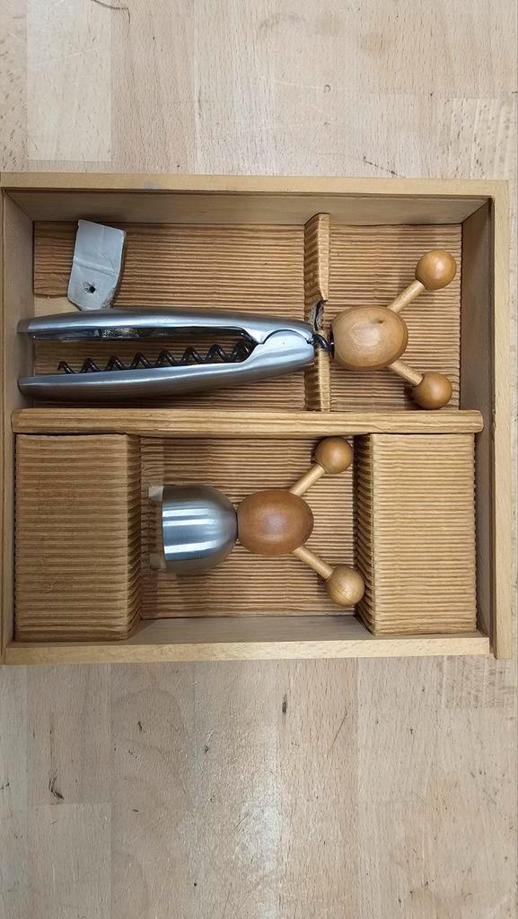 Legnoart Sommelier Set - Vintage Kurkentrekker & Champa, Antiek en Kunst, Antiek | Keukenbenodigdheden, Ophalen of Verzenden