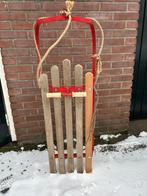 Slee met handvat, Ophalen, Gebruikt, Hout