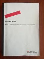 HBO-RECHTEN (HAN) JURISPRUDENTIE BUNDEL O&A, Ophalen of Verzenden, Zo goed als nieuw, Overige niveaus