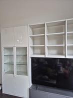 Hoge witte kast, Huis en Inrichting, Kasten | Dressoirs, Ophalen, Overige materialen, Zo goed als nieuw, 200 cm of meer