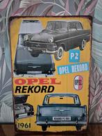 Opel rekord reclamebord, Ophalen of Verzenden, Nieuw, Reclamebord