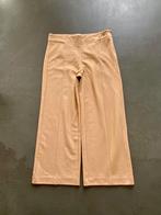 i307 Nieuw: Mos Mosh maat 42=L katoenen wijde broek beige, MOS MOSH, Beige, Maat 42/44 (L), Nieuw