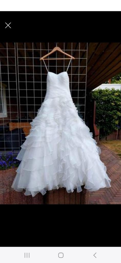 Trouwjurk, Kleding | Dames, Trouwkleding en Trouwaccessoires, Zo goed als nieuw, Trouwjurk, Wit, Ophalen of Verzenden