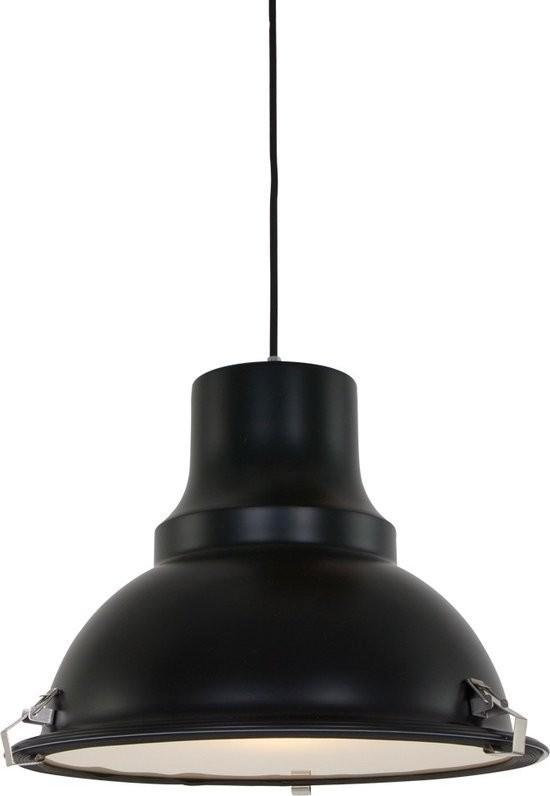 industriële hanglamp Steinhauer Parade zwart vanaf €29,95, Huis en Inrichting, Lampen | Hanglampen, Nieuw, Minder dan 50 cm, Metaal