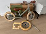 Trybike 2 in 1 vintage groen met bruine accenten, Ophalen, Zijwieltjes, Trybike, Minder dan 16 inch