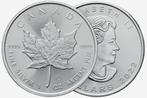 Canadian Maple Leaf, 1 troy ounce 99.999% zilver AG, Zilver, Ophalen of Verzenden