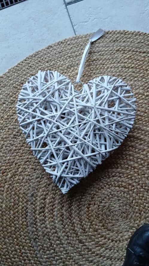 voordeur hanger landelijk rieten hart rotan krans Moederdag, Huis en Inrichting, Woonaccessoires | Kransen, Nieuw, Ophalen of Verzenden