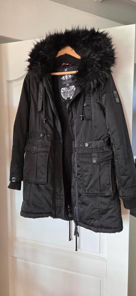 Navahoo Winterjas XL valt als L, Kleding | Dames, Jassen | Winter, Zo goed als nieuw, Maat 42/44 (L), Zwart, Ophalen of Verzenden