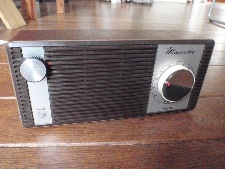 Philips Mariette draagbare transistorradio, Audio, Tv en Foto, Radio's, Niet werkend, Radio, Ophalen of Verzenden