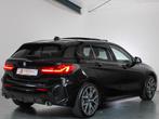 BMW 1-serie 120i M-sport, High Executive Panoramadak, HUD, T, Auto's, BMW, Gebruikt, 4 cilinders, Zwart, 1365 kg