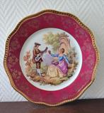 Antiek Limoges Bord - Fragonard Scène, Antiek en Kunst, Ophalen of Verzenden