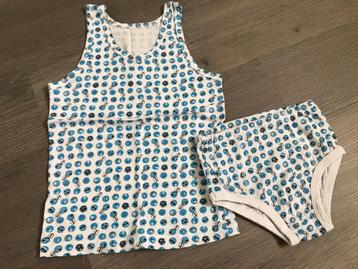 Jongens ondergoed delfts blauw hemd en onderbroek 122-128 beschikbaar voor biedingen