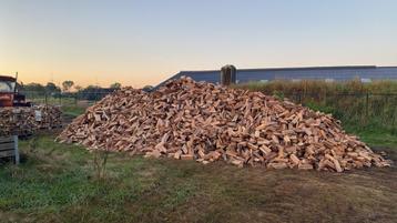 Haardhout mix van eiken beuk (droog & halfdroog) beschikbaar voor biedingen