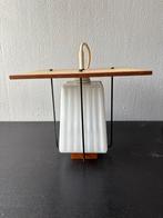 Vintage/retro deense hanglamp, Ophalen of Verzenden, Gebruikt, Glas, Minder dan 50 cm