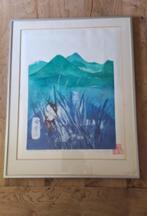 Ets van Sylvia Oudkerk., Antiek en Kunst, Kunst | Schilderijen | Klassiek, Ophalen