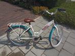 BikeFunKids, 24 inch, 3 versn, Nexus, wit/turquoise, Fietsen en Brommers, Fietsen | Meisjes, 24 inch, Zo goed als nieuw, Handrem