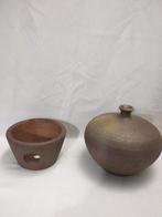 Olie kan met  waxinelichtje  ruimte, Ophalen, Overige kleuren, Aardewerk of Porselein, Zo goed als nieuw