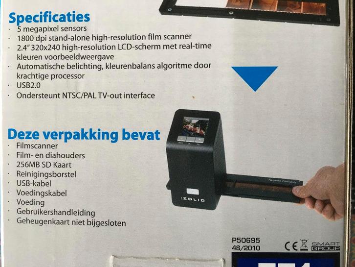 Dia / Negatief scanner, Computers en Software, Scanners, Zo goed als nieuw, Diascanner, MacOS, Windows, Ophalen