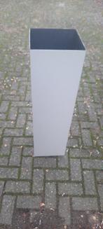 Grote metalen plantenbak, Tuin en Terras, Bloembakken en Plantenbakken, Ophalen, Vierkant, Metaal, 60 cm of meer