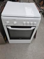Gasfornuis met Oven - Wit, Witgoed en Apparatuur, Fornuizen, Ophalen, Gebruikt, 4 kookzones, Gas
