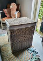 Rotan wasmand/opbergmand van wilg, Huis en Inrichting, Woonaccessoires | Schalen en Manden, Rechthoekig, Ophalen of Verzenden