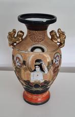 Japanse Satsuma porseleinen vaas, Antiek en Kunst, Antiek | Vazen, Ophalen