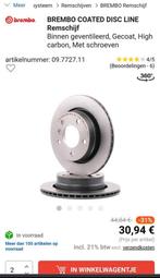 2x Brembo achteras remschijven – BMW E36 / E46 nieuw, Ophalen of Verzenden, Nieuw, BMW