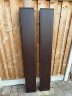 2 zwevende wandplanken donkerbruin met evt. verlichting, Huis en Inrichting, Woonaccessoires | Wandplanken en Boekenplanken, Ophalen
