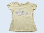 Geel T-shirt met opdruk maat 146/152 ~ TH2011, Meisje, Gebruikt, Ophalen of Verzenden, Shirt of Longsleeve