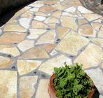 GEZOCHT!  4 of 5 flagstones, Tuin en Terras, Verzenden, Overige typen, Zo goed als nieuw, Natuursteen