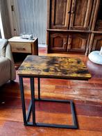 bijzettafel, Huis en Inrichting, Tafels | Bijzettafels, Minder dan 55 cm, Gebruikt, Rechthoekig, Hout