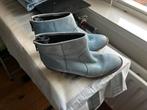 Blauwe leren laarsjes, Blauw, Lage of Enkellaarzen, Ophalen of Verzenden, Onbekend