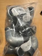Gegalv. bochten 90 gr. 1 duims, knie gegalvaniseerd 80stuk, Ophalen, Bochten, Nieuw, 20 tot 40 mm