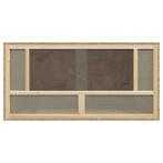 Terrarium 80x40x40 cm bewerkt hout, Dieren en Toebehoren, Vogels | Hokken en Kooien, Ophalen of Verzenden, Nieuw, Hout, Broedkooi of Kweekkooi