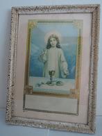 Lijst met religieuze prent achter glas, Verzamelen, Ophalen of Verzenden, Zo goed als nieuw, Overige typen, Christendom | Katholiek