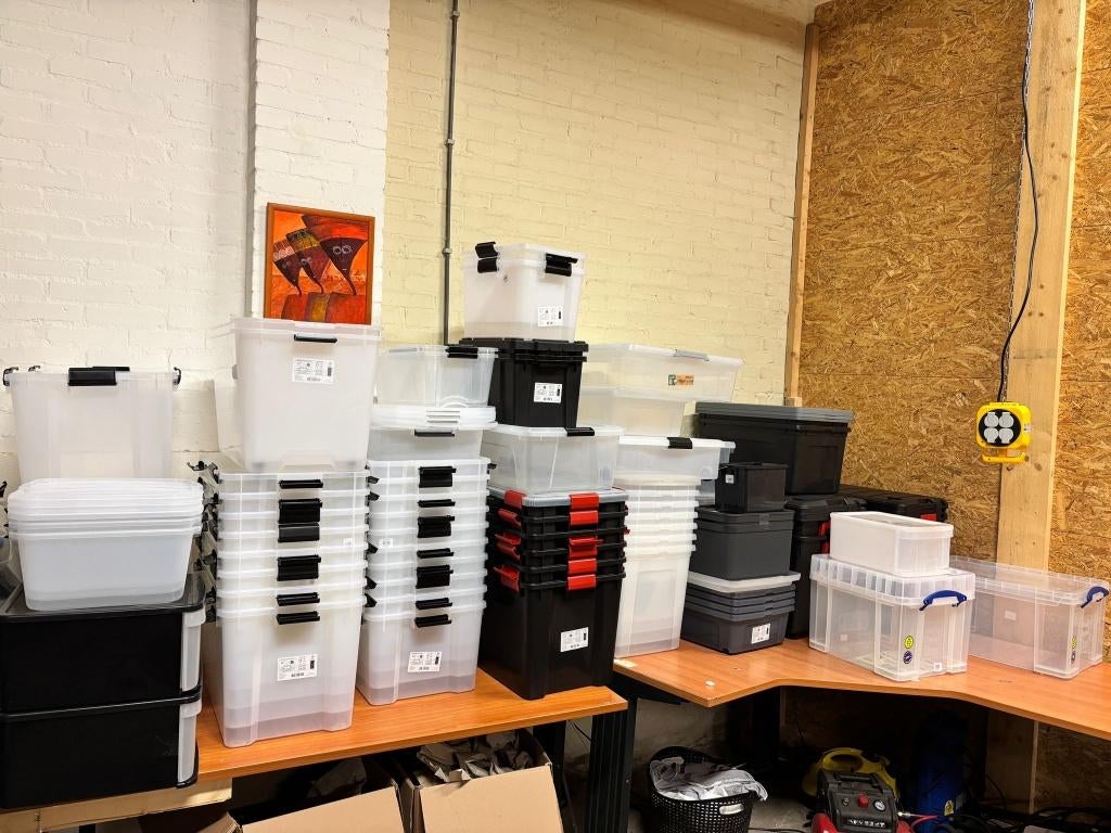 Opbergboxen / Opbergbakken – Diverse maten & merken – v.a.€5, Doe-het-zelf en Verbouw, Kratten en Dozen, Zo goed als nieuw, Bak of Kist