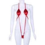 Rode microkini micro bikini sexy g-string string dames, Verzenden, Nieuw, Rood, Bikini