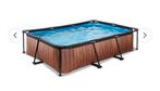 Exit wood zwembad 300x200x65cm, Tuin en Terras, Zwembaden, Ophalen, Gebruikt, Minder dan 80 cm, 200 tot 400 cm
