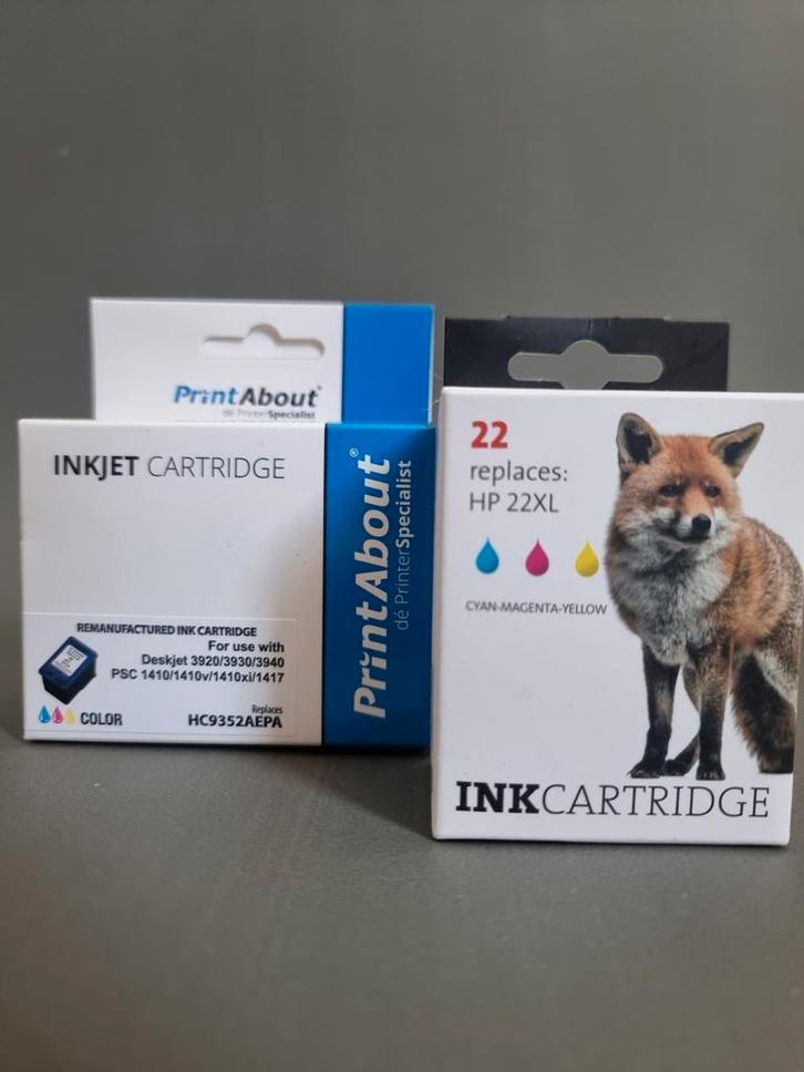 Inkjet Cartridge HP 22 en HC9352EPA NIEUW (Bijna Gratis), Computers en Software, Printerbenodigdheden, Nieuw, Cartridge, Ophalen of Verzenden