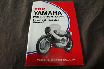 Yamaha TR2 production racer 1969  rider's service manual beschikbaar voor biedingen