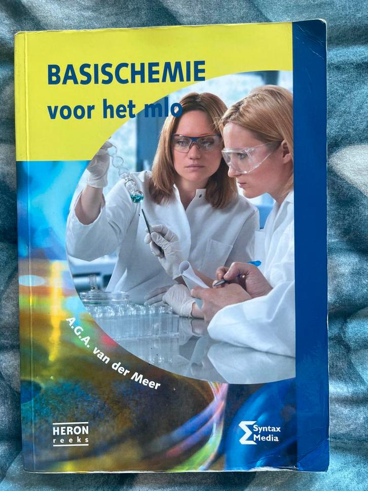 Basischemie voor het MLO - A.G.A. van der Meer, Boeken, Studieboeken en Cursussen, Gelezen, MBO, Beta, Ophalen of Verzenden