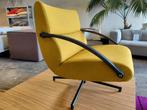 Harvink Focus draaifauteuil | Geel | Ploegwool | Refurbished, Info@andriesign.nl, Nieuw, 75 tot 100 cm, Ophalen of Verzenden