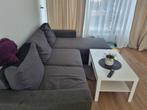 Comfortabele Hoek Slaapbank - Grijs, Ophalen, 125 tot 150 cm, Hoekbank, Driepersoons