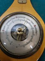 -	Barometer vintage van hout, Ophalen of Verzenden, 'T Olde Gre-j, Info@toldegrej.nl, Endepoelstraat 20f Didam