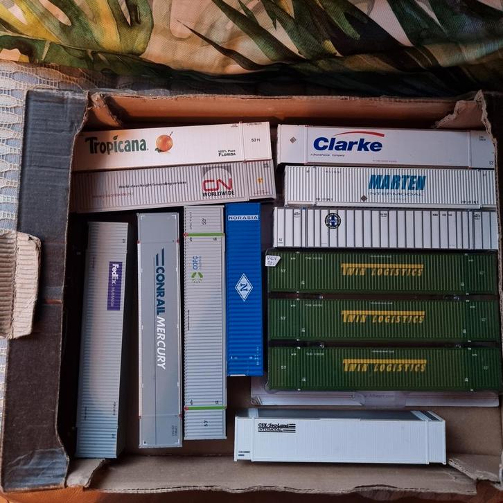 CONHTAINER AMERIKAANS PLUS H0, Hobby en Vrije tijd, Modeltreinen | H0, Gelijkstroom of Wisselstroom, Overige merken, Ophalen of Verzenden