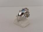 Zilveren damesring met zirkonia                          Z21, Gebruikt, Overige kleuren, ., Ophalen of Verzenden