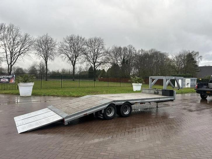 kuiper Voor Pick Up trekker met schotel be oplegger knik vlo, Auto's, Vrachtwagens, Bedrijf, Te koop, Aanhangers en Opleggers